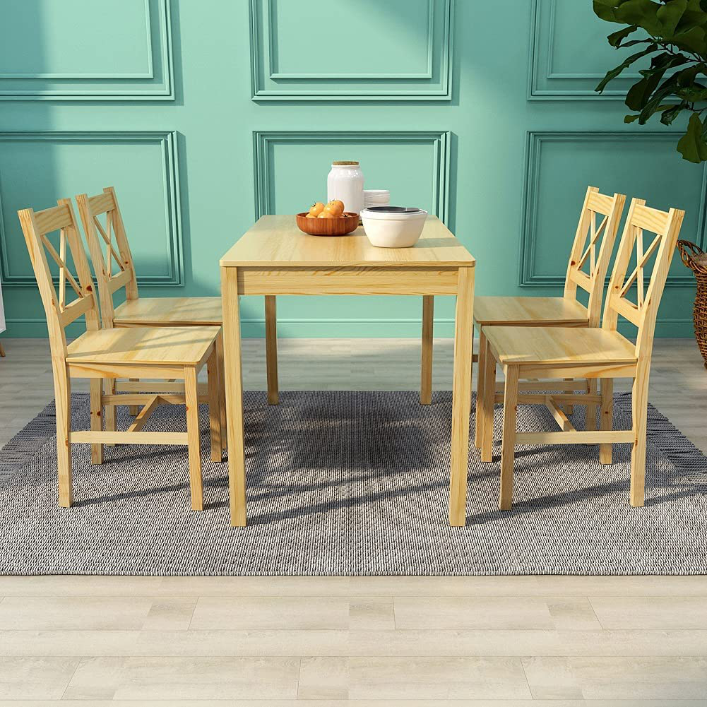 Fulton Dining Table and Chairs Set 4