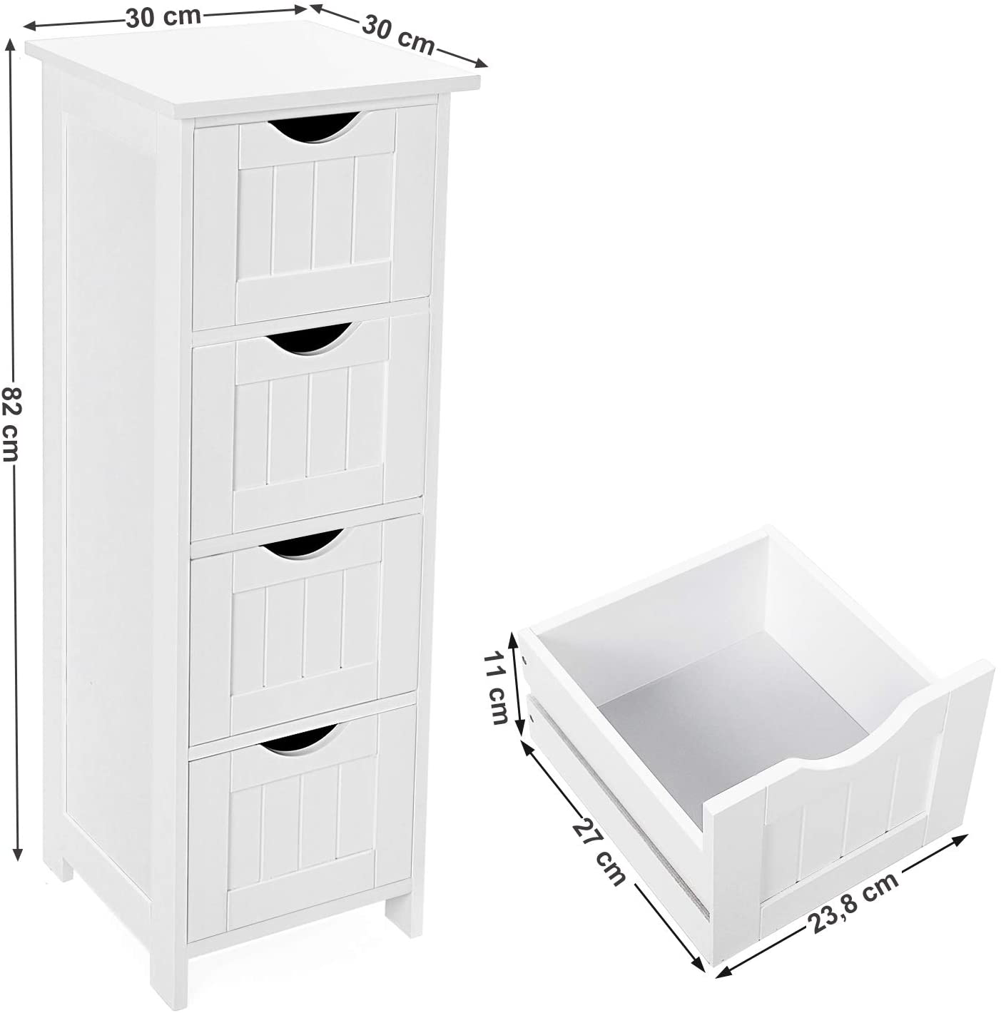 Lynton Bathroom Floor Storage Cabinet