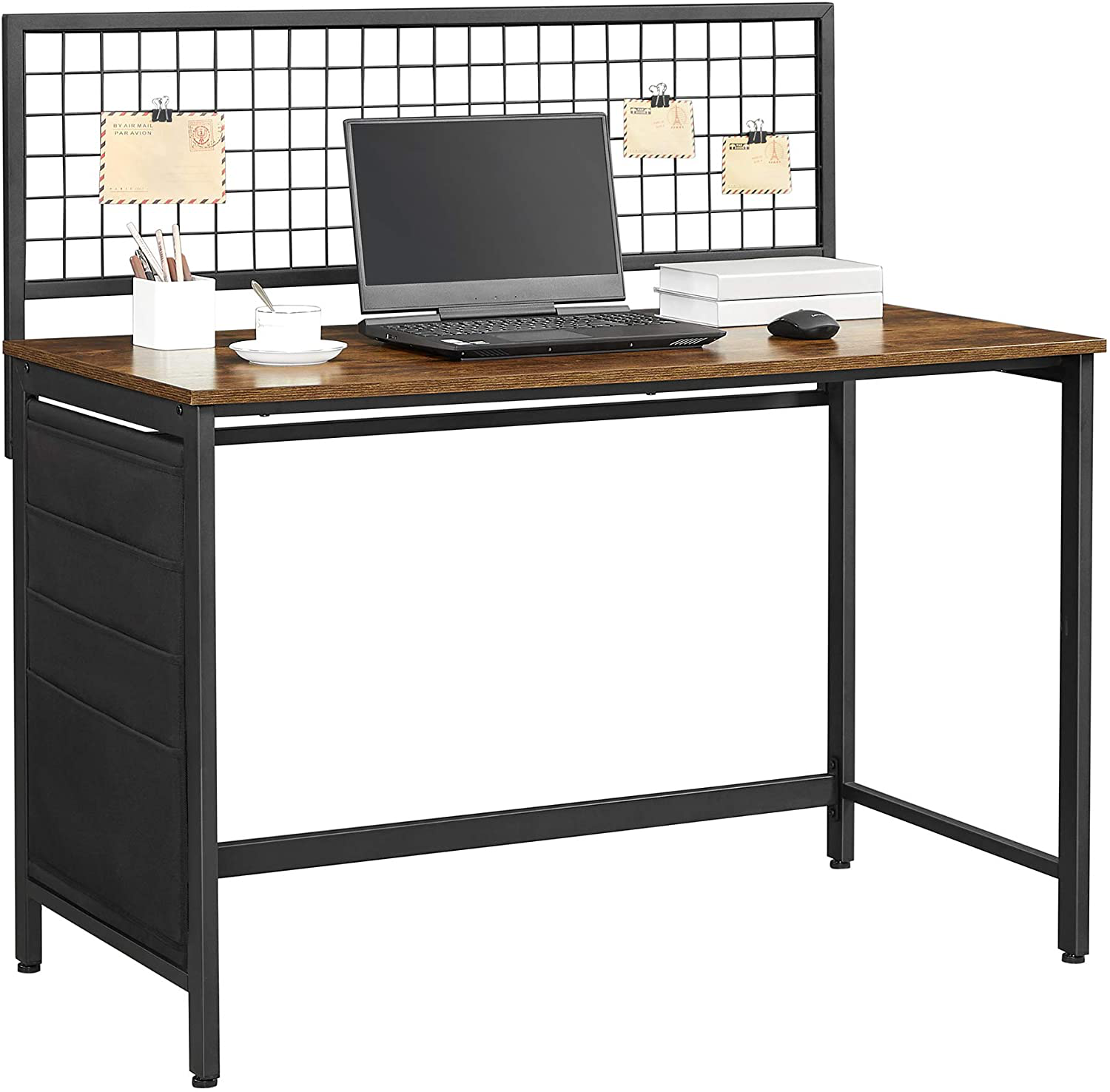 Rena Study Desk with Metal Grid