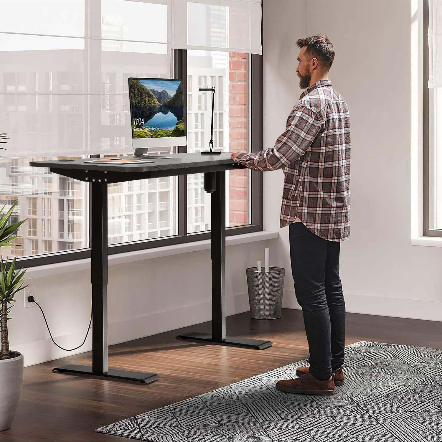 Jarvis electric adjustable height deals standing desk legs