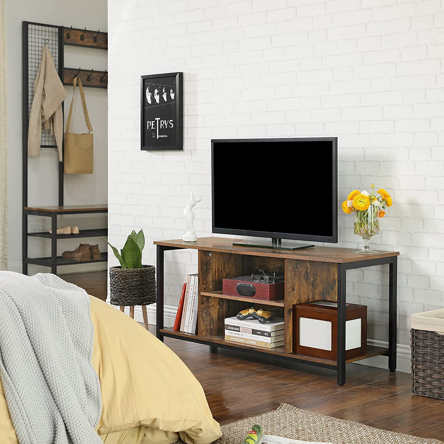 Rena  TV Console Unit with Open Storage