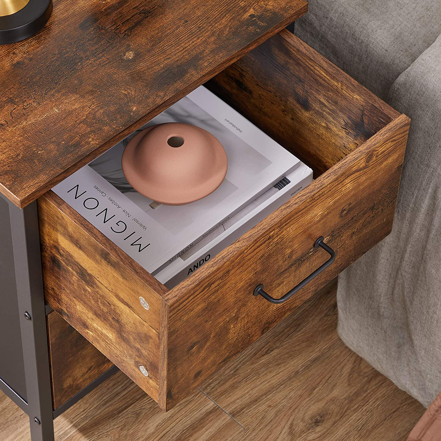 Reba Side Table with 2 Drawers