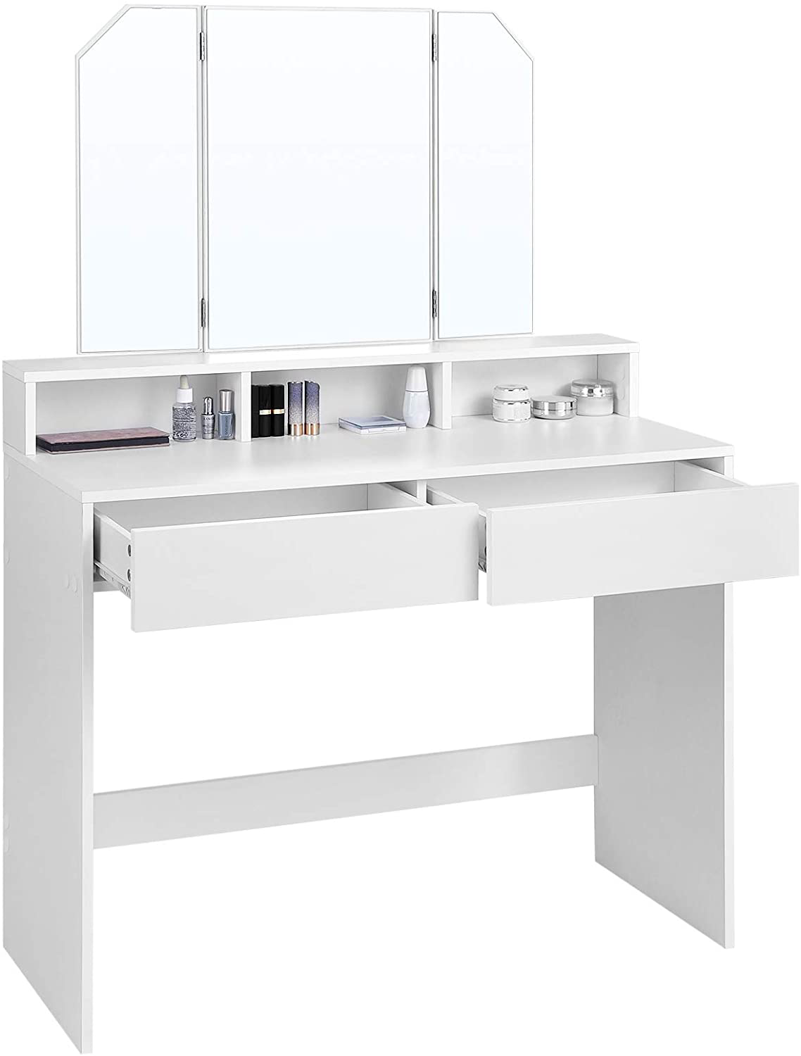 Lynton Dressing Table with Tri-Fold Mirror