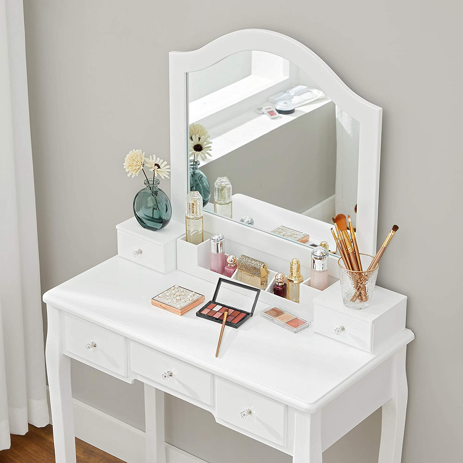 Lynton Dressing Table Set with Mirror