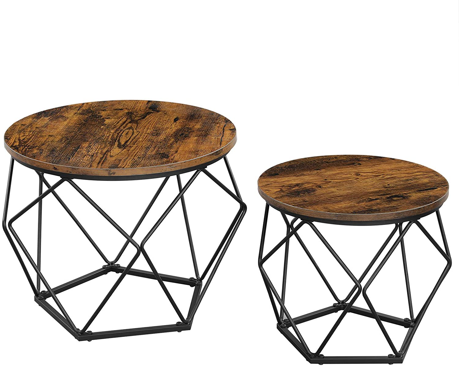 Rena Coffee Tables Set of 2 Side Tables 