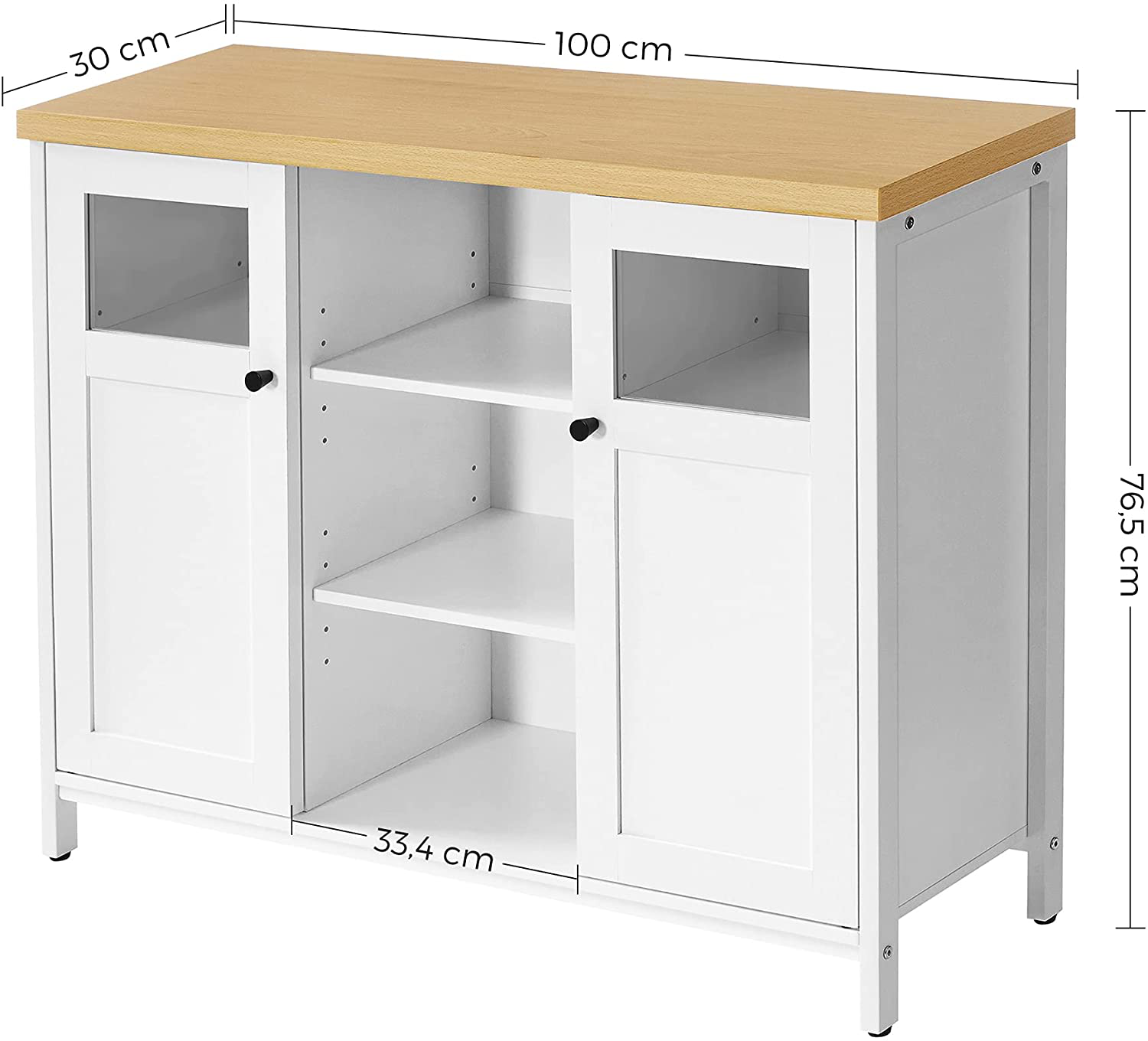Lynton Sideboard, Kitchen Cupboard Storage Organiser