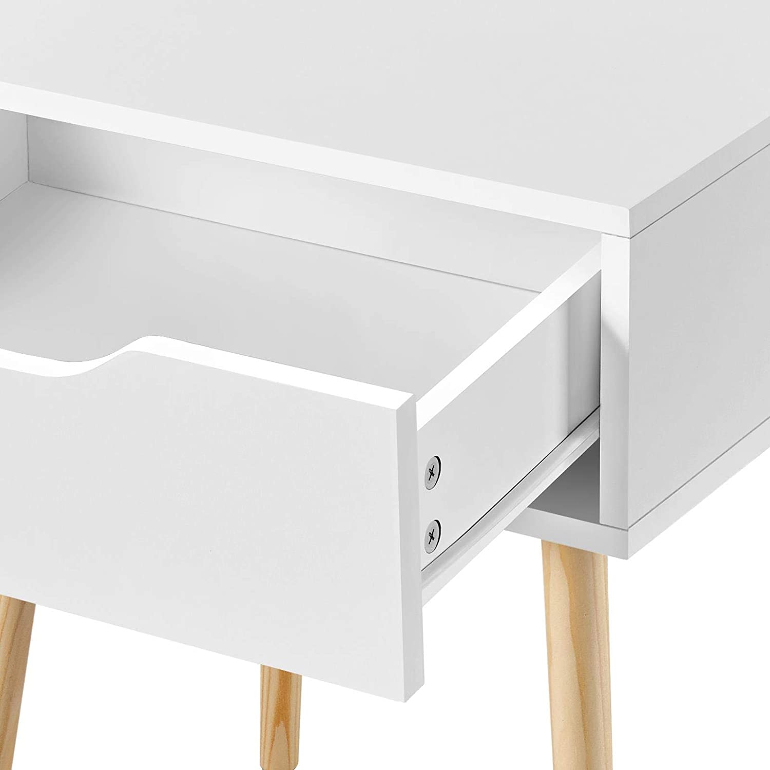 Lynton Bedside table with Drawer Scandinavian Design