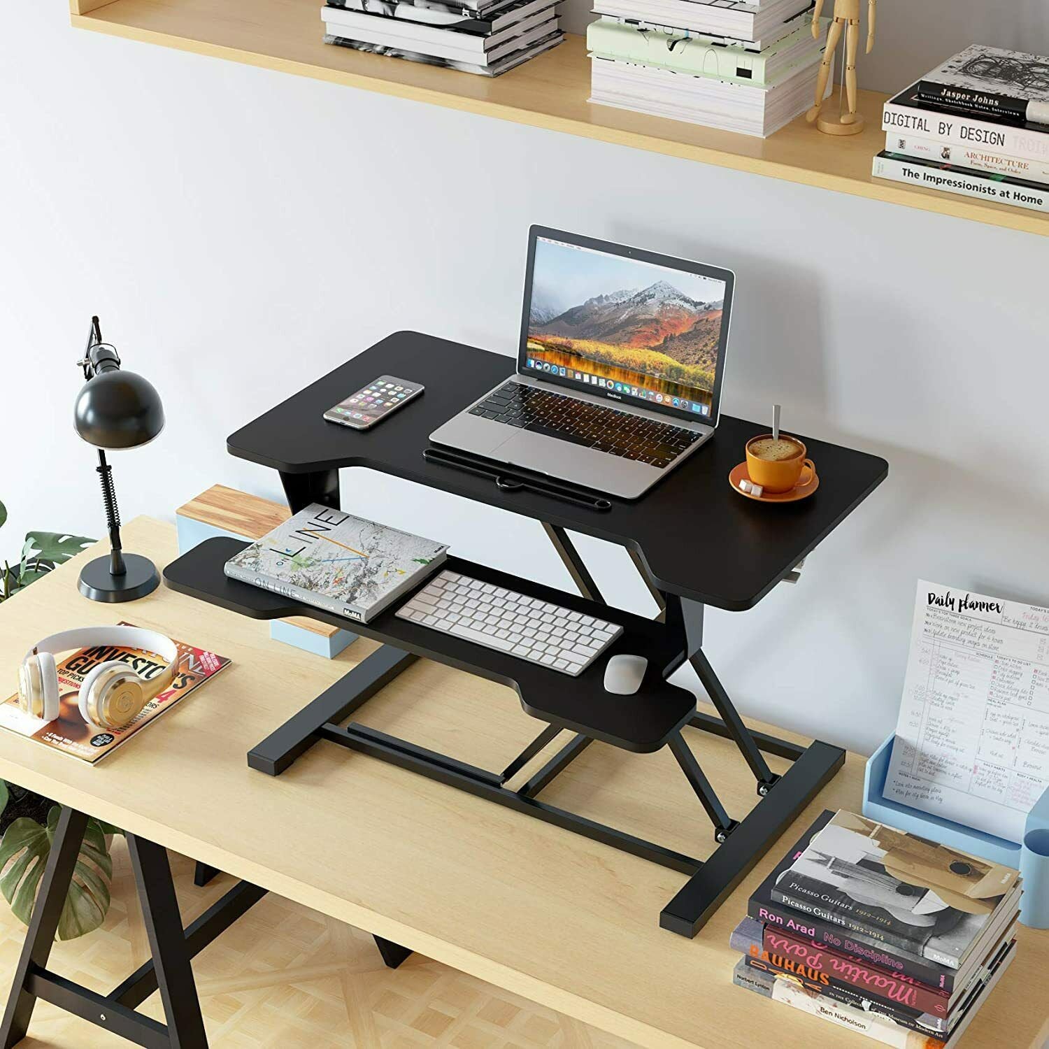 Bern Standing Desk Converter Adjustable