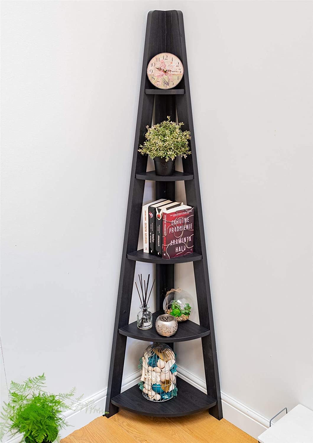 Kolding Corner Shelf Bookcase