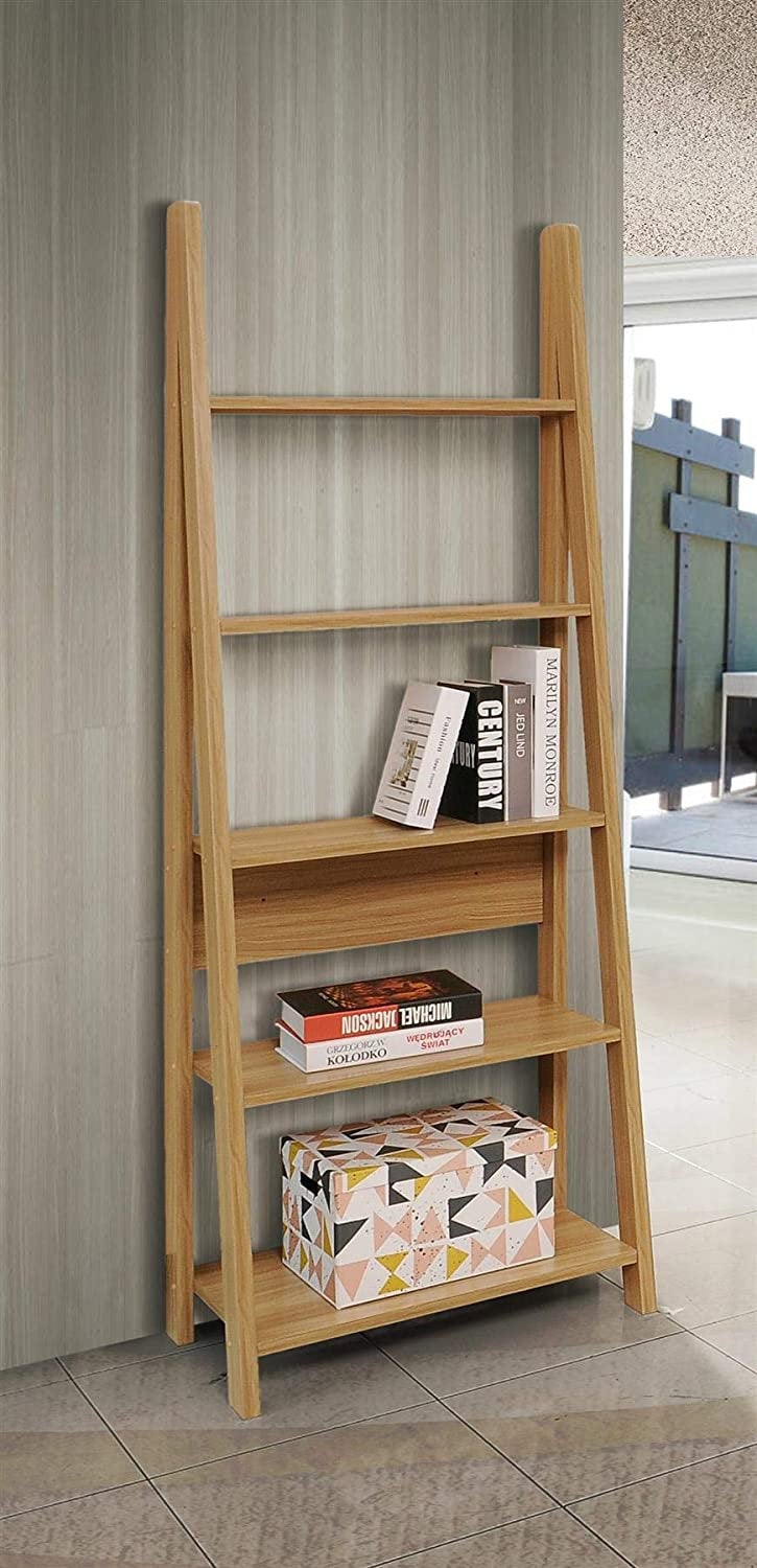 Lucy Ladder Bookcase Grey