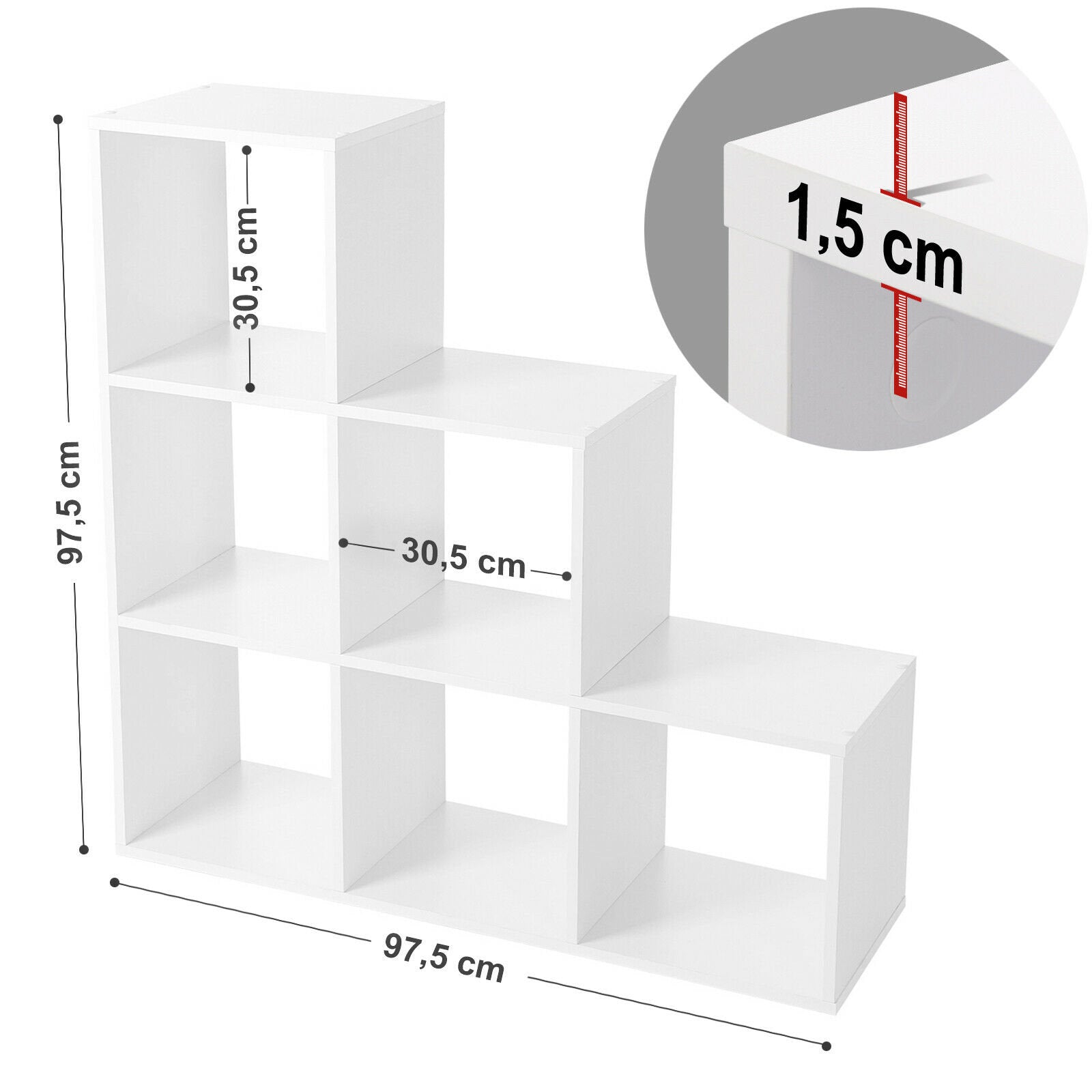 Softline Cube Storage Unit White