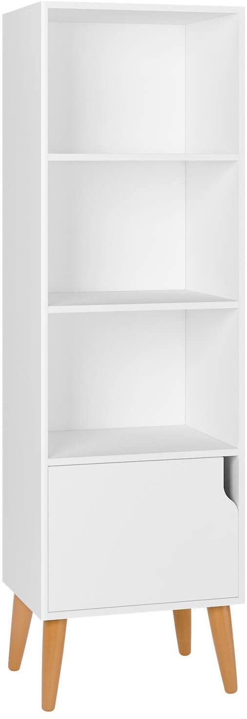 Lynton White Bookcase Storage Cabinet