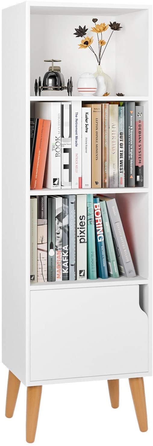 Lynton White Bookcase Storage Cabinet