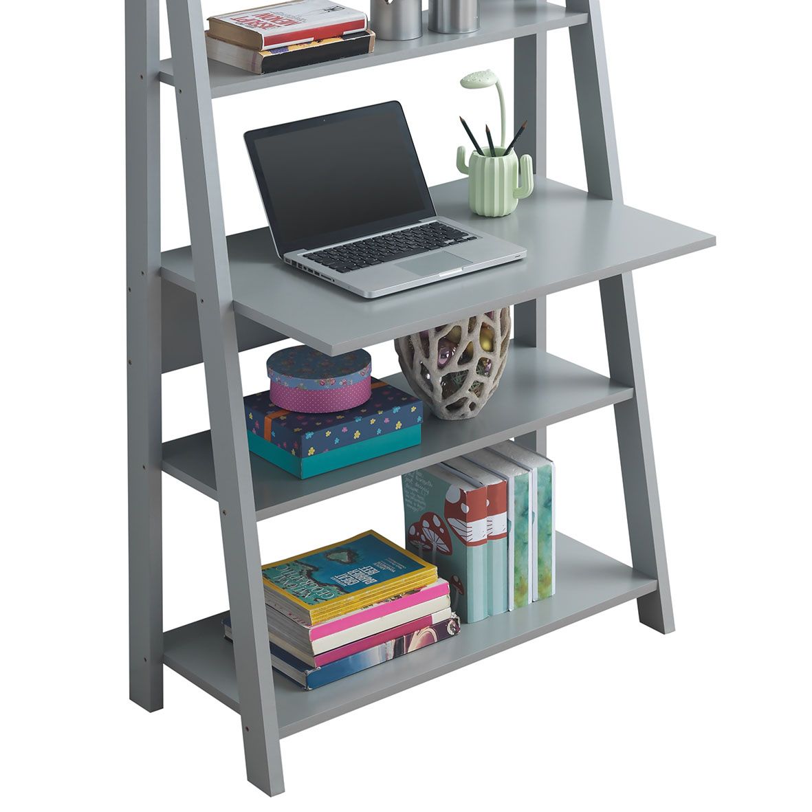 Fulton Oak Ladder Desk Shelves