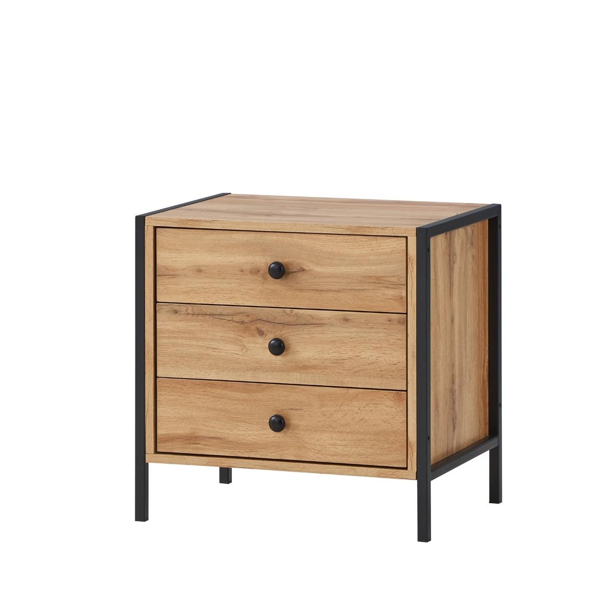 Woburn Bedside Table with 3 Drawers